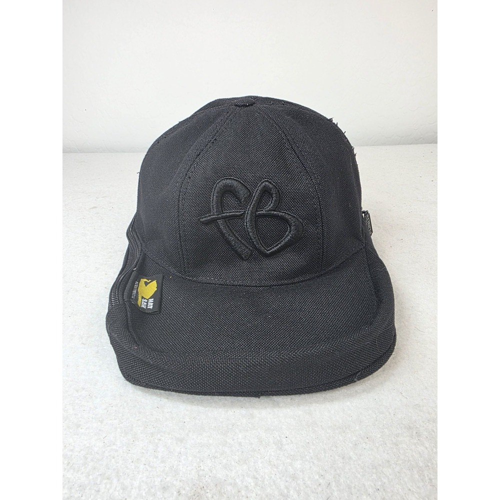 Vintage 2000s Fubu Sport Detachable Hat‎ Sak Black Hat Suitcase Luggage Zip